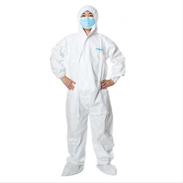 Disposable Coverall With Hood - Microporous Film